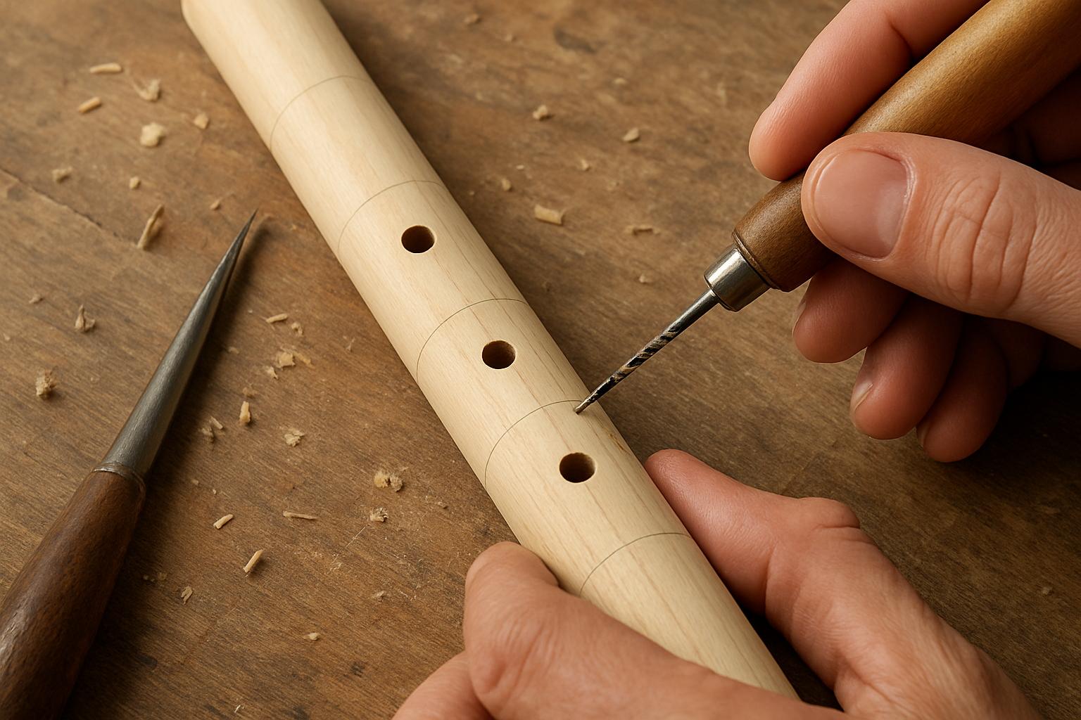 как сделать дудочку из дерева. Разметка и сверление игровых отверстий как сделать дудочку из дерева. Разметка и сверление игровых отверстий