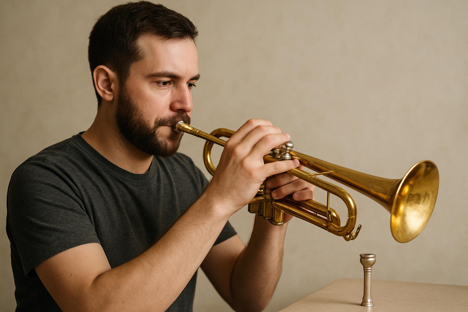 как правильно играть на трубе. Выбор первой трубы и мундштука