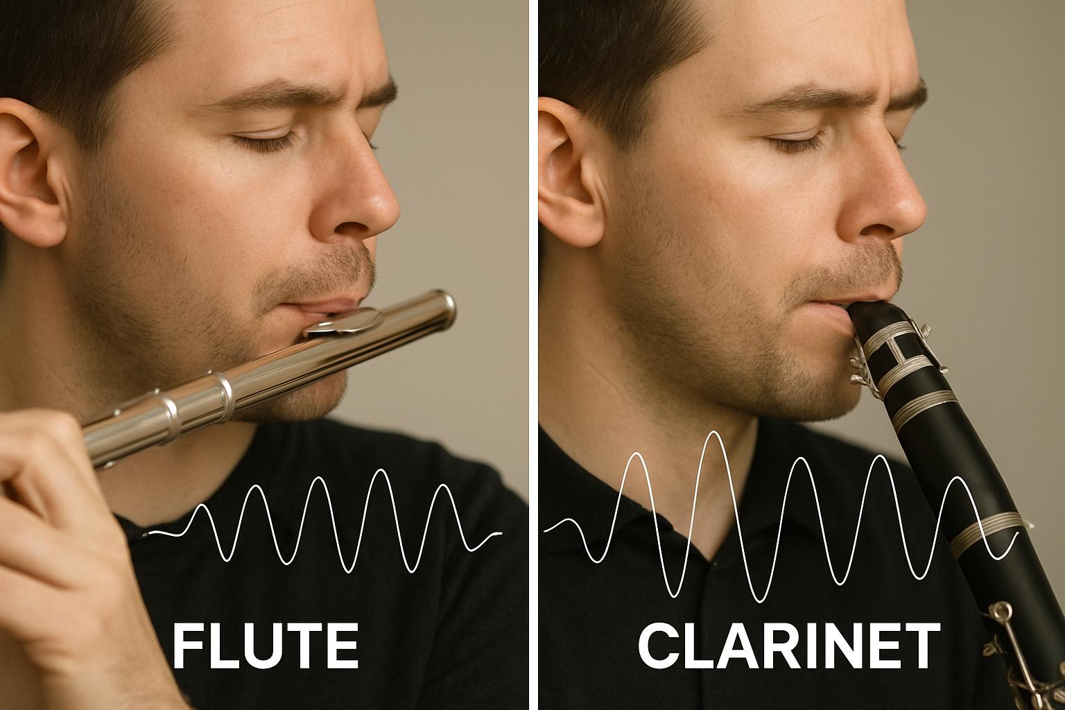 отличие флейты от кларнета. Звучание и регистры: как это слышит слушатель