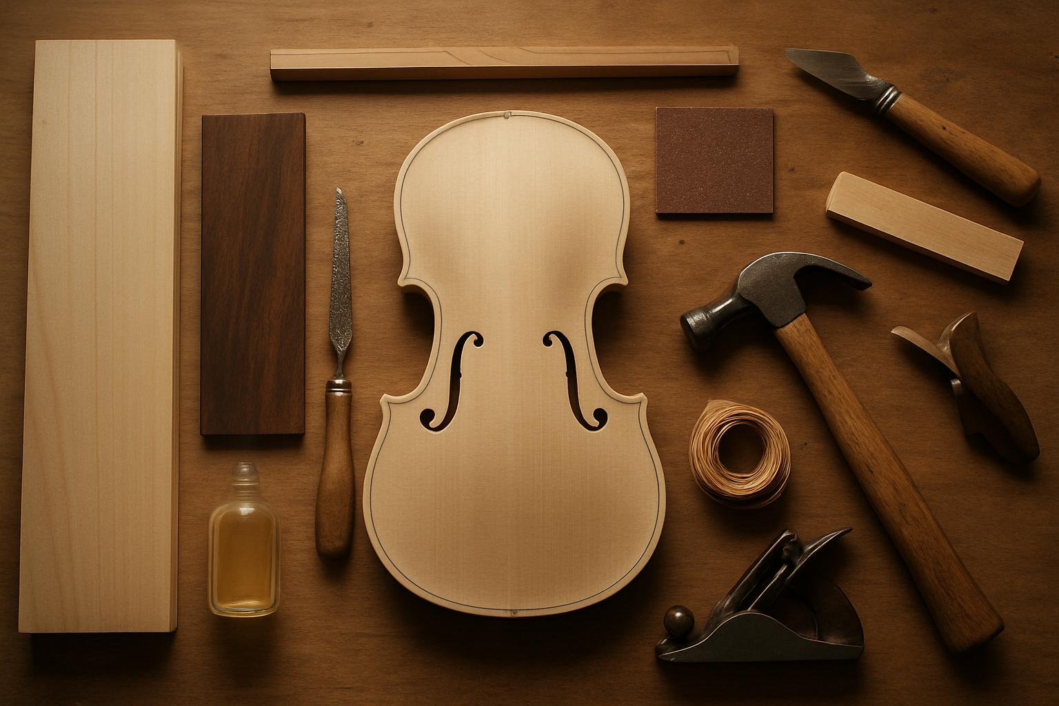как сделать музыкальный инструмент. Материалы, инструменты и расходные элементы