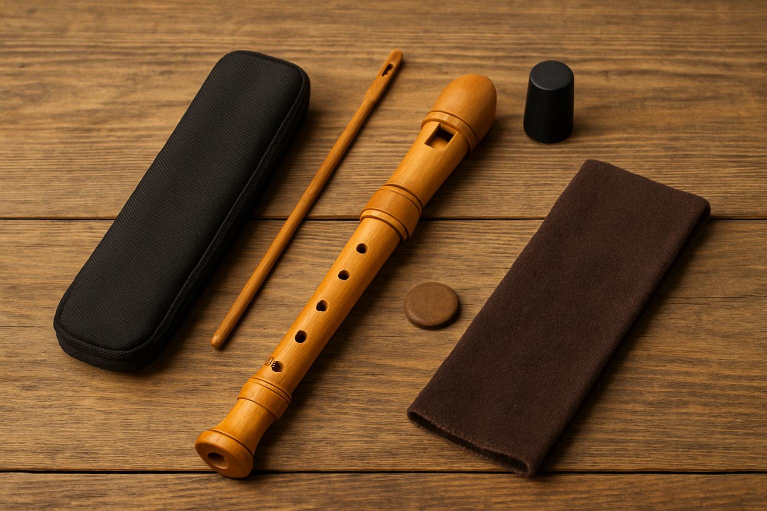 деревянный духовой музыкальный инструмент. Аксессуары и дополнительные элементы