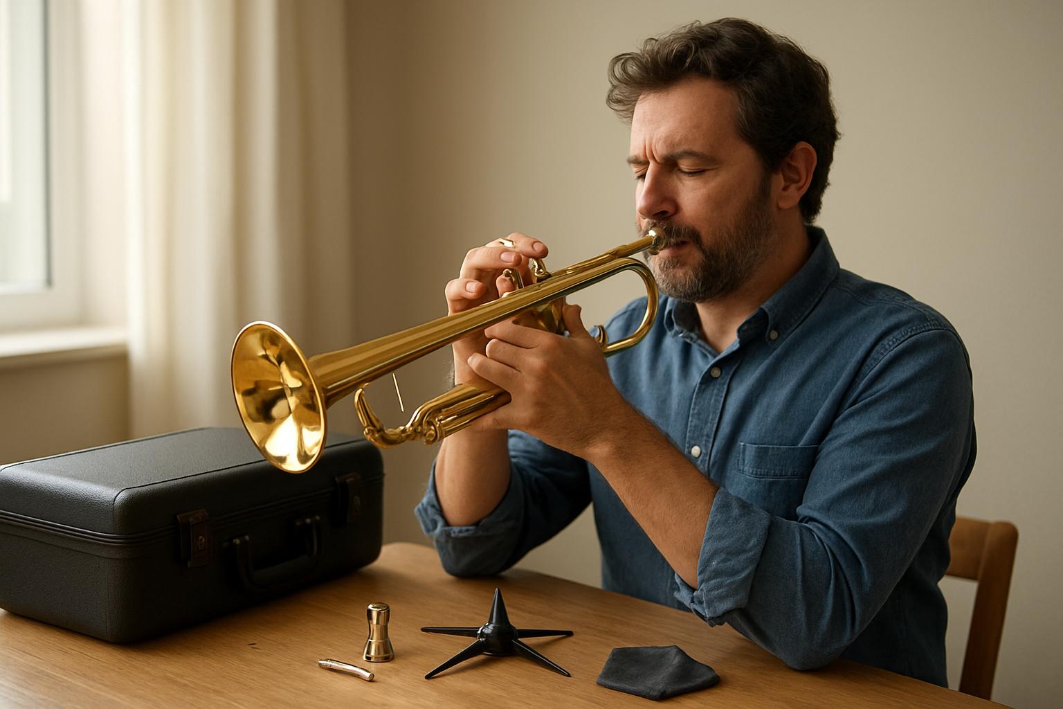 как правильно играть на трубе. Что еще понадобится: аксессуары