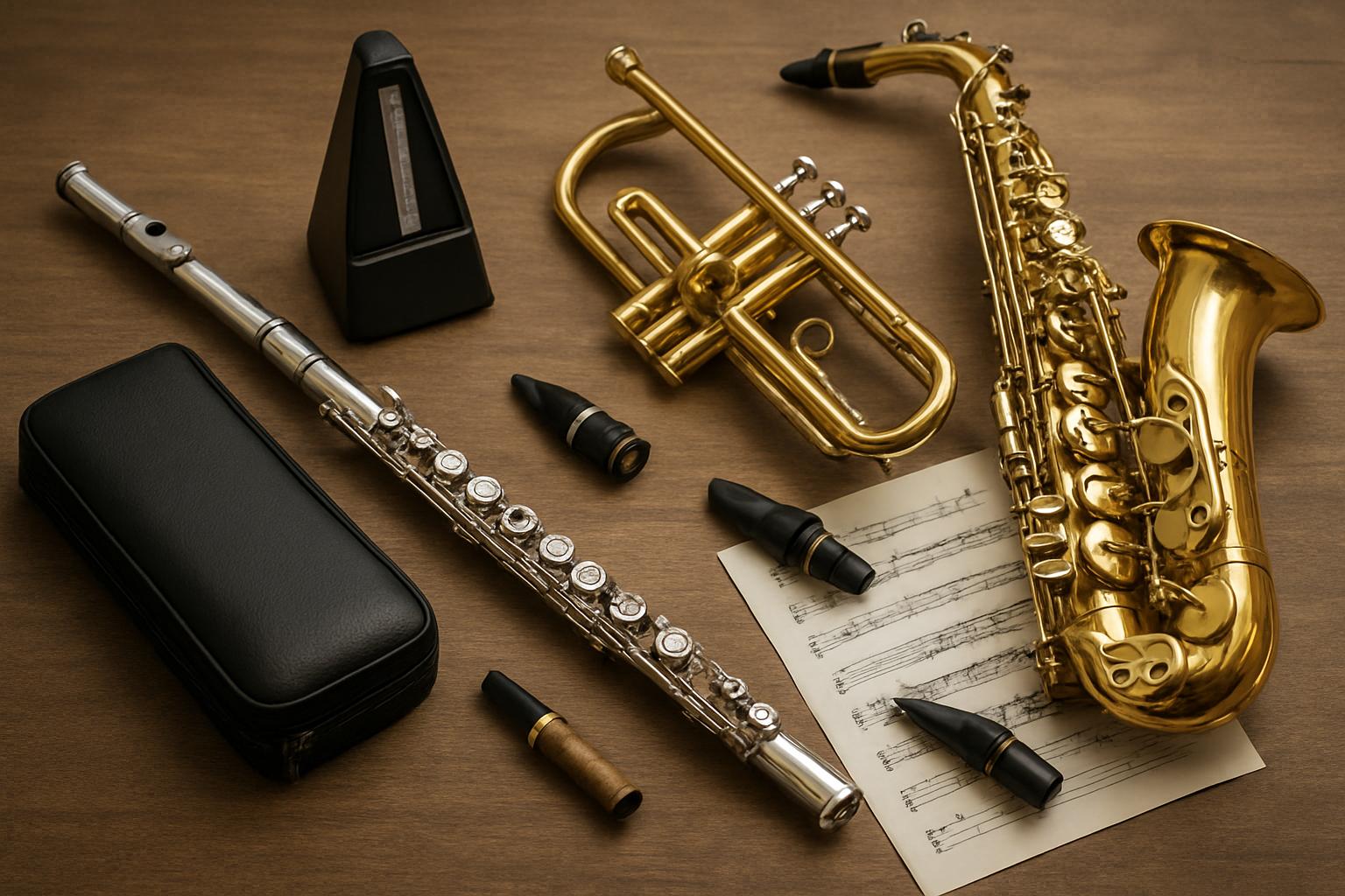 духовые музыкальные инструменты. Аксессуары и расходные материалы