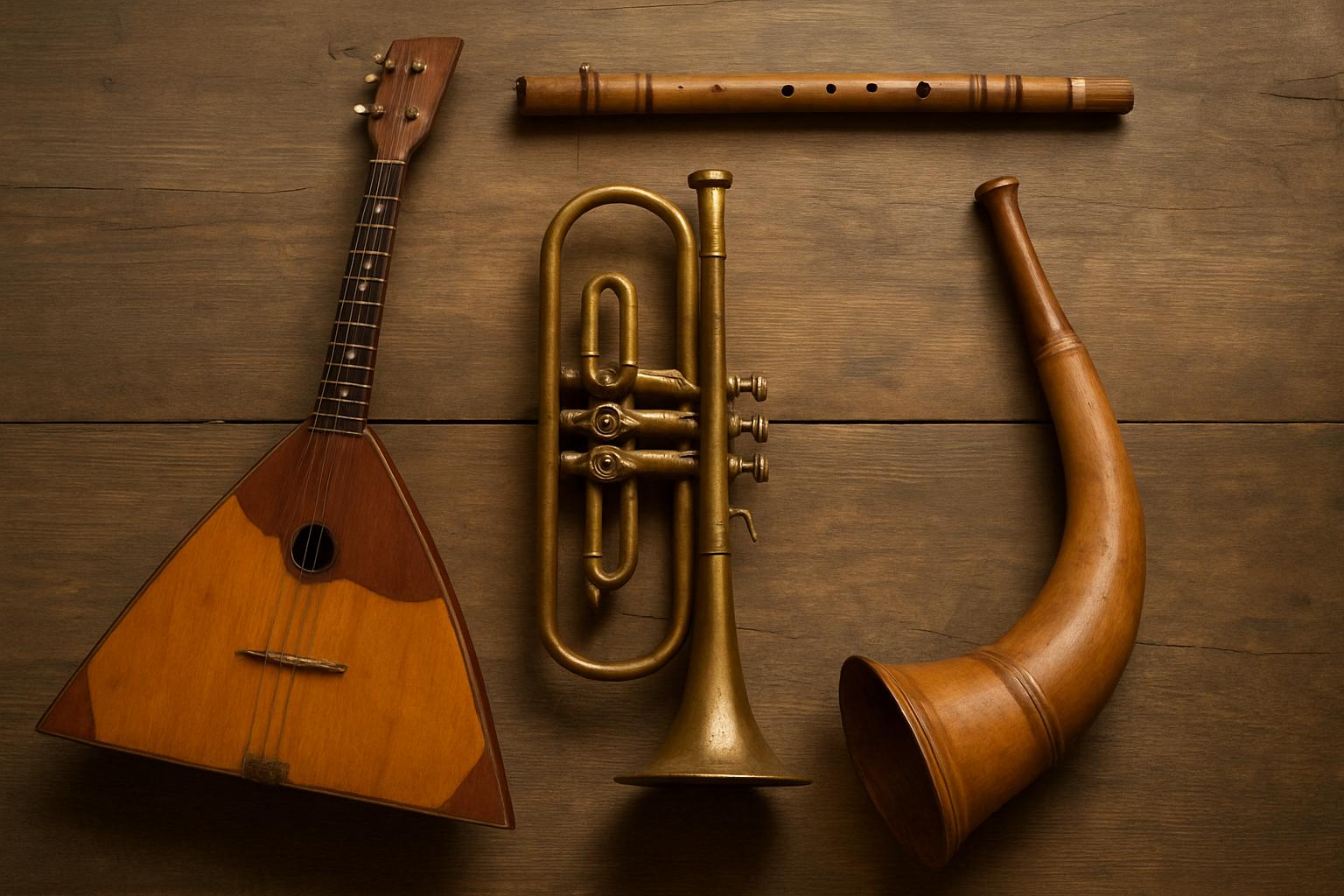 Русские народные духовые музыкальные инструменты