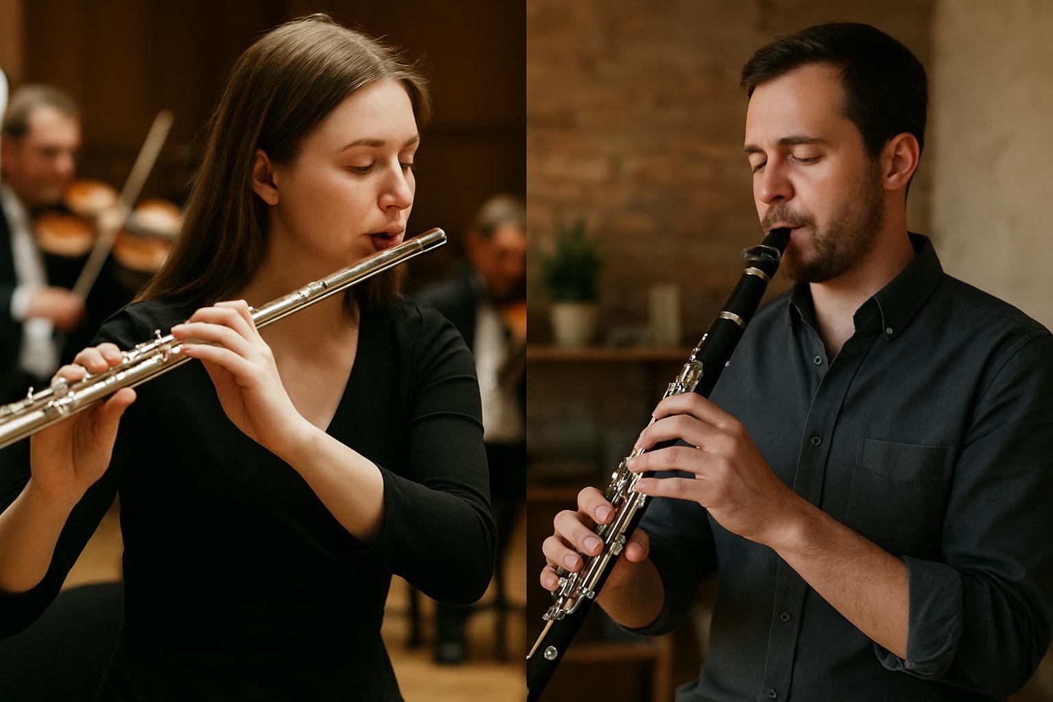 отличие флейты от кларнета. Жанры и сцены: где уместны флейта и кларнет